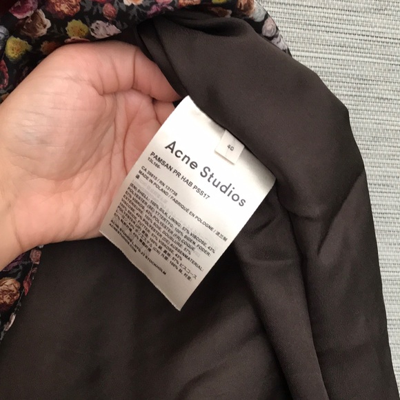 Acne Studios Pamsan asymmetrical floral skirt - Picture 7 of 7